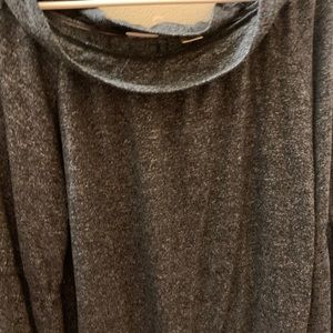 Daytrip off the shoulder gray sweater sz l